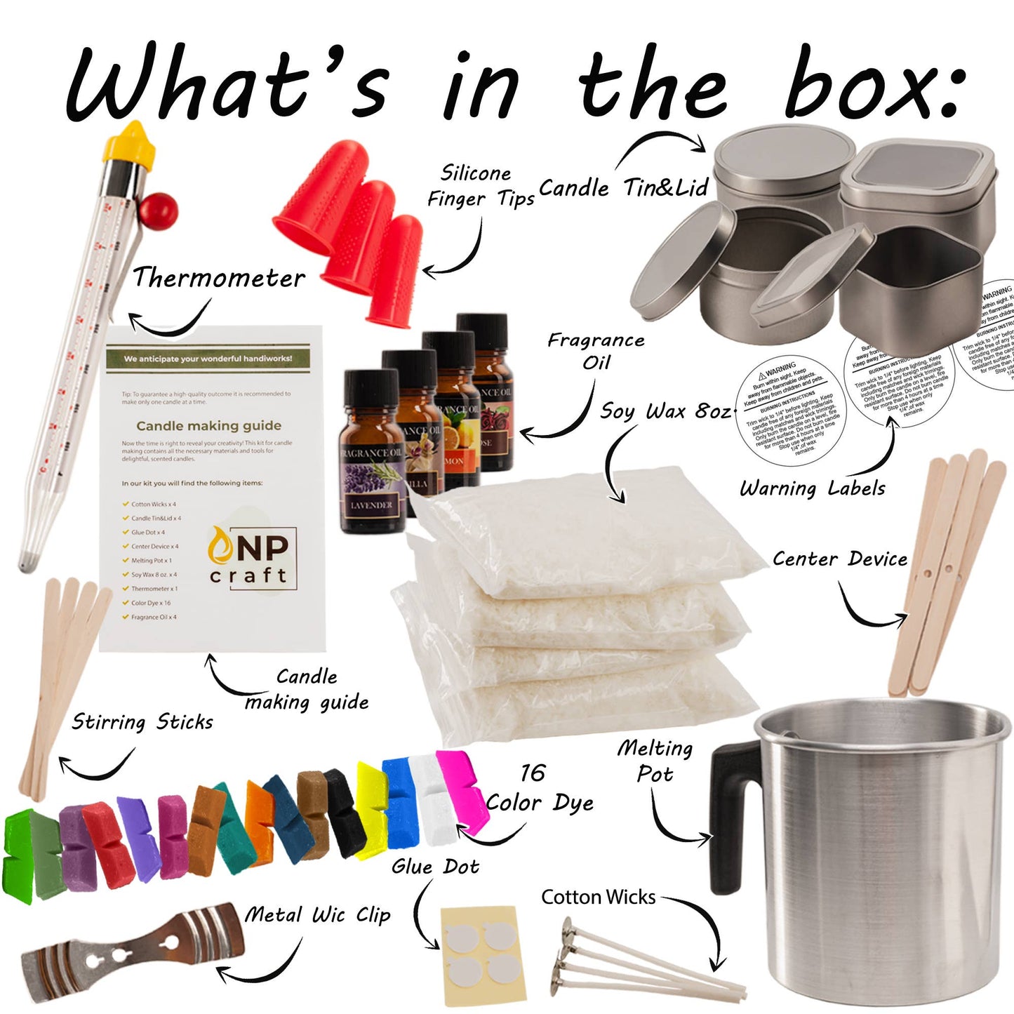 Candle Making Kit Beginners Soy Candle Making Kit Includes