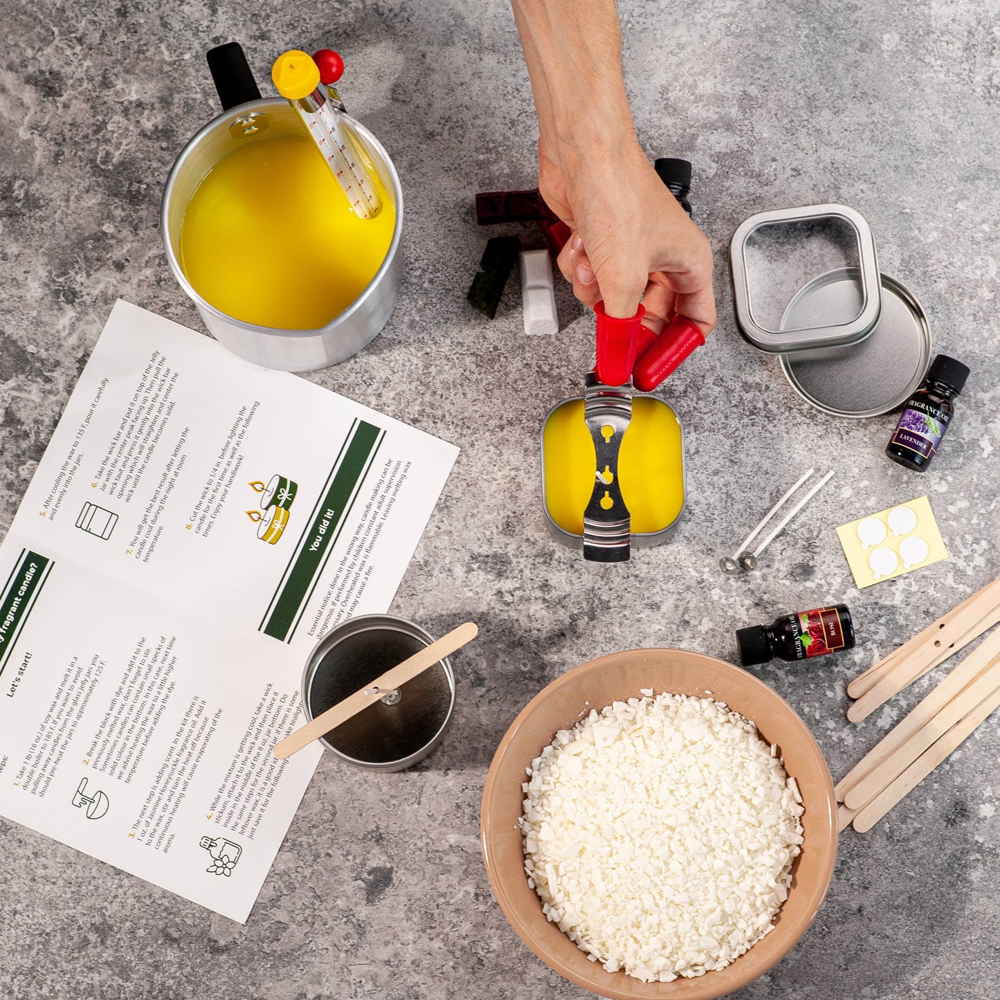 Candle Making Kit Beginners Soy Candle Making Kit Includes