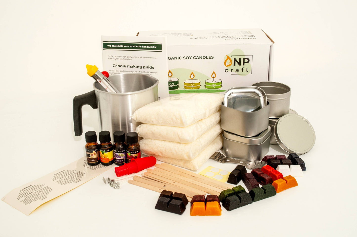 Candle Making Kit Beginners Soy Candle Making Kit Includes