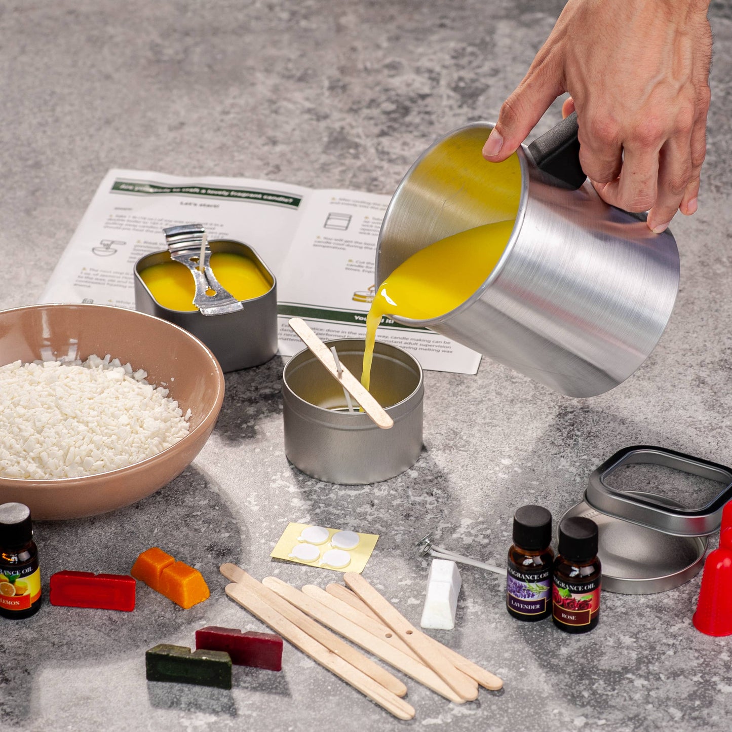 Candle Making Kit Beginners Soy Candle Making Kit Includes